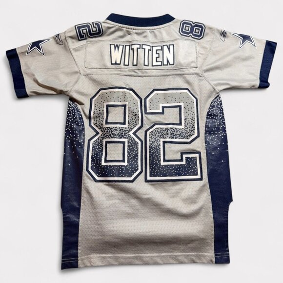 Reebok NFL Dallas Cowboys Jason Witten 82 Youth Jersey Small S Polyester - Picture 10 of 12